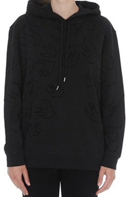 (W) McQ Alexander McQueen 純黑色連帽休閒衛衣 481637RNT41-1000 Purchase (W) McQ Alexander McQueen 純黑色連帽休閒衛衣 481637RNT41-1000