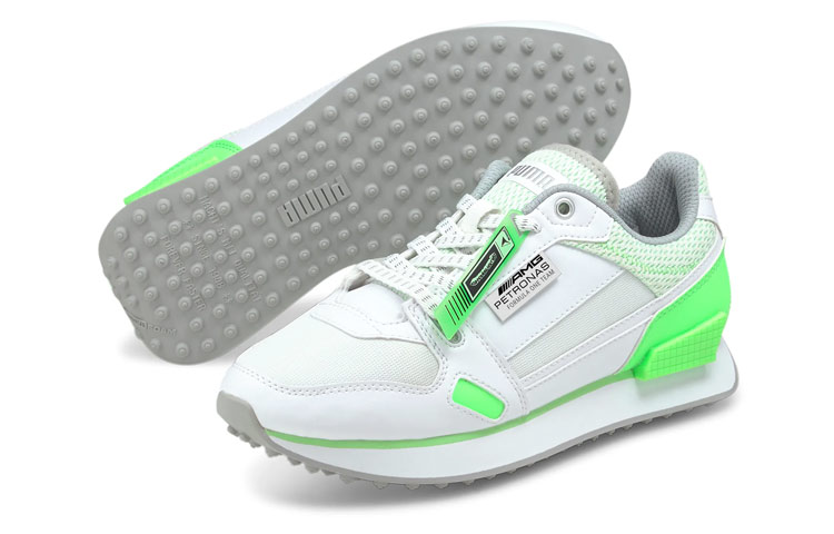 Shop (W) Mercedes-AMG Petronas F1 x Puma Mile Rider ''Blanc Elektro Vert'' 306653-01