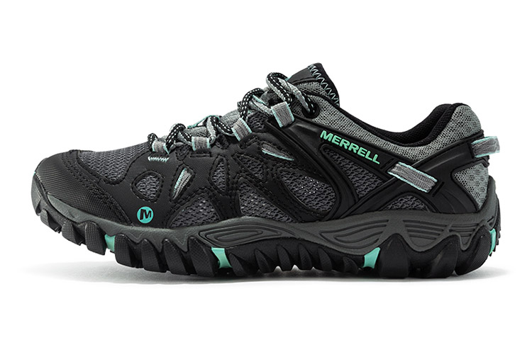 (Women) MERRELL All Out Blaze Black Outdoor Hiking Water Shoes - Lightweight & Durable J65022