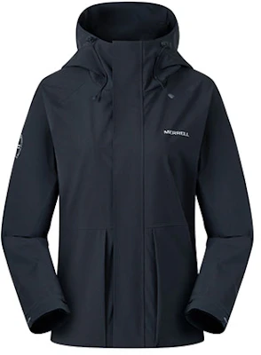 (Women) Merrell Black Logo Hooded Long-Sleeve Outdoor Jacket MC1249001-BK02 Buy (Women) Merrell Black Logo Hooded Long-Sleeve Outdoor Jacket MC1249001-BK02