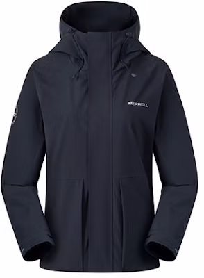 (Women) Merrell Black Logo Hooded Long-Sleeve Outdoor Jacket MC1249001-BK02 Order (Women) Merrell Black Logo Hooded Long-Sleeve Outdoor Jacket MC1249001-BK02