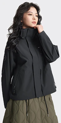 (Women) Merrell Black Logo Hooded Long-Sleeve Outdoor Jacket MC1249001-BK02 Shop (Women) Merrell Black Logo Hooded Long-Sleeve Outdoor Jacket MC1249001-BK02