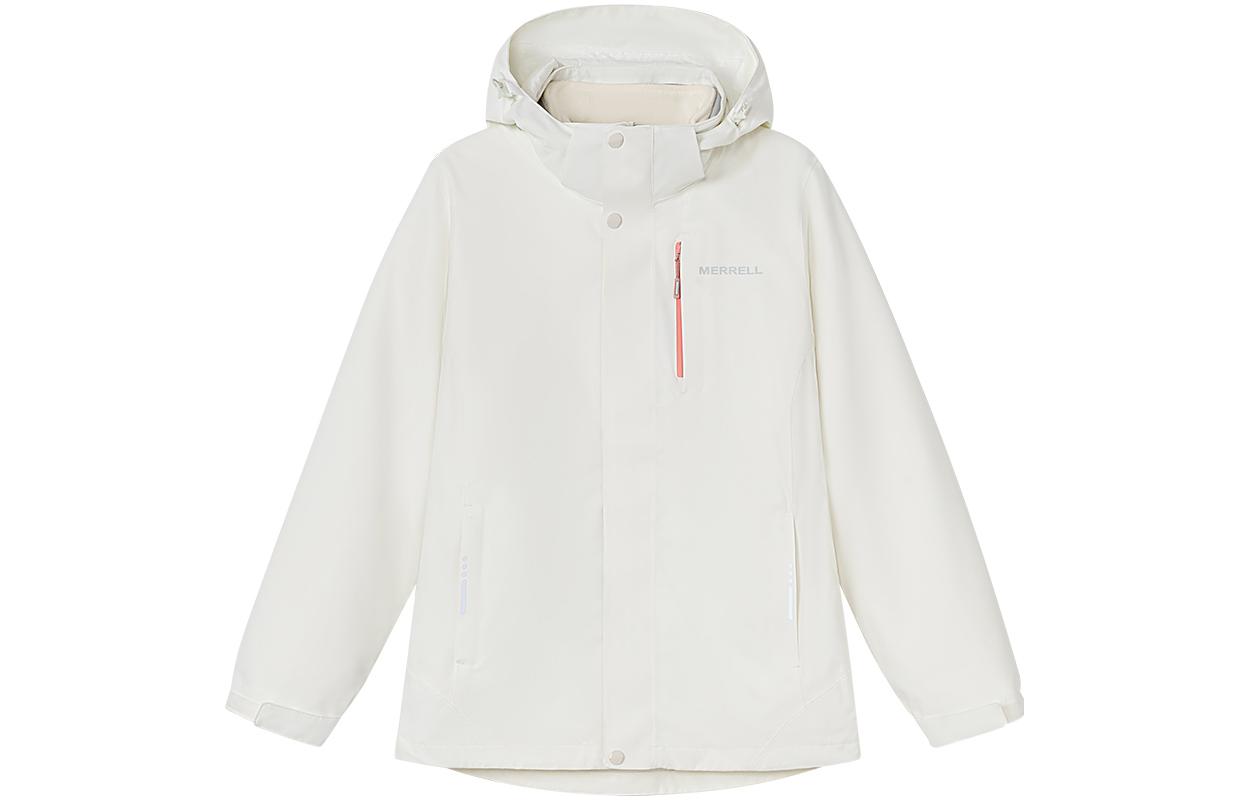 (Women) Merrell MERRTO Waterproof Fleece-Lined 3-in-1 Outdoor Jacket White MC1220099-3
