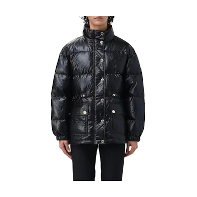 (Women) Michael Kors Black Fitted Long-Sleeve Down Jacket. MF320C35TR-001