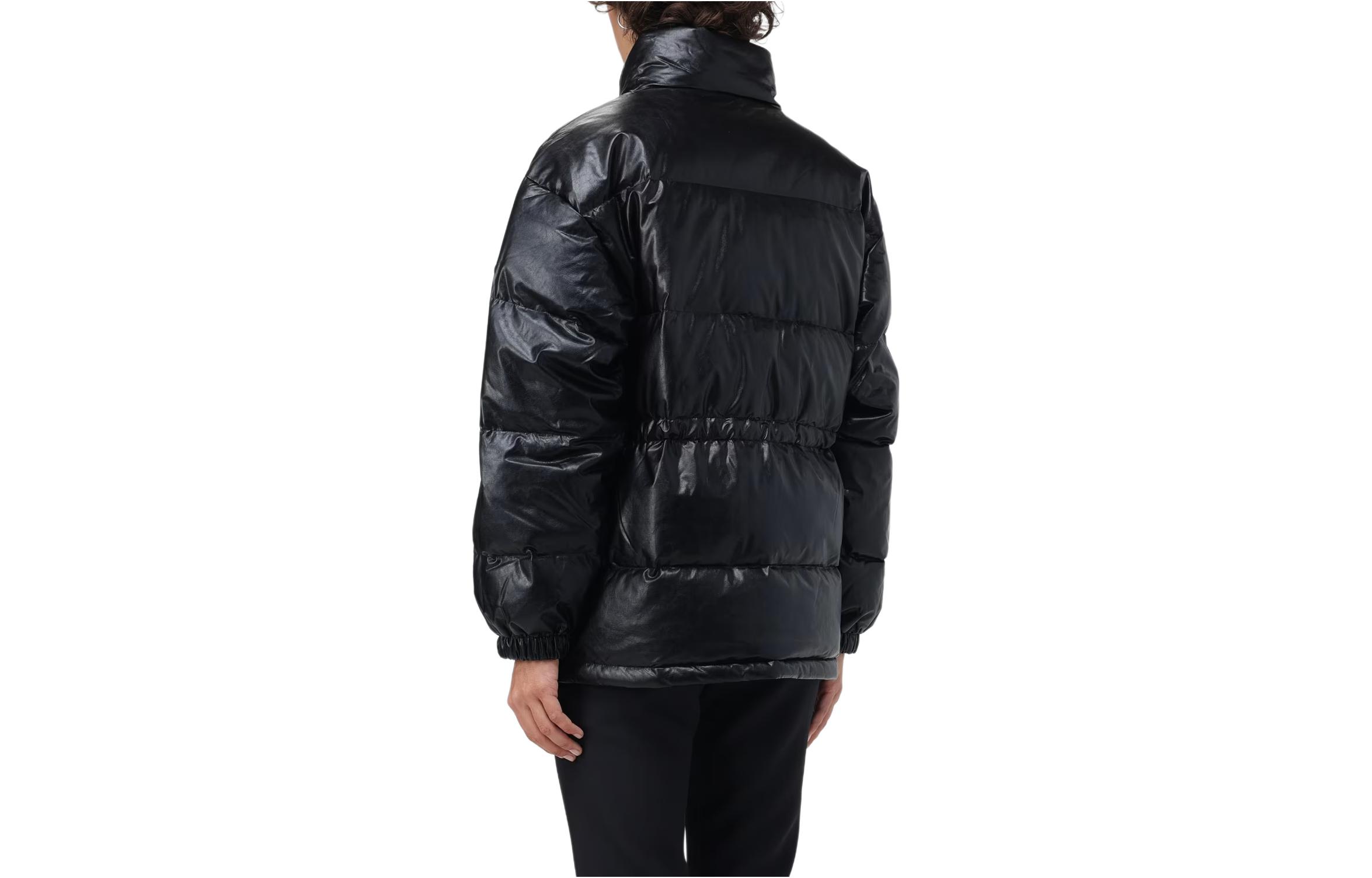 Lookbook (W) Michael Kors Jaket Hitam Lengan Panjang Fitted Down. MF320C35TR-001