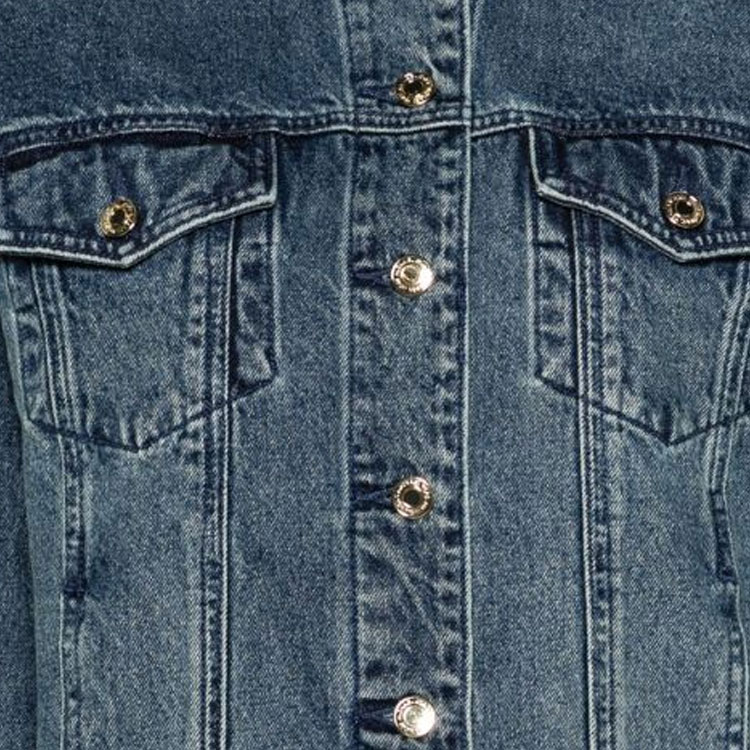 Shop (W) マイケルコース ブルーデニムジャケット シングルブレスト FW23 長袖 MR4104UFAU-913