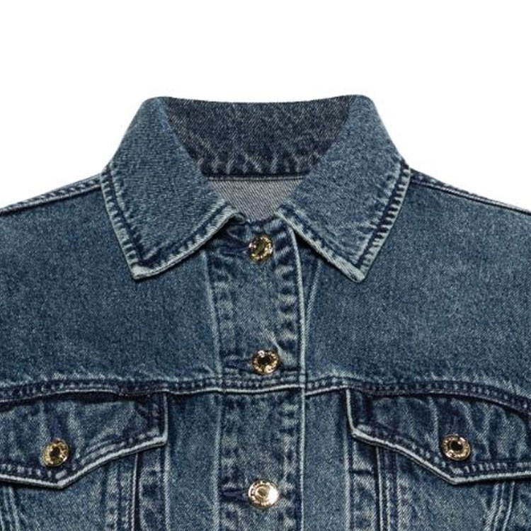 Purchase (W) マイケルコース ブルーデニムジャケット シングルブレスト FW23 長袖 MR4104UFAU-913