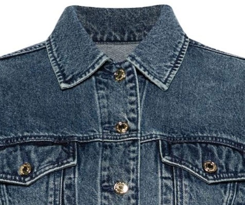 (W) マイケルコース ブルーデニムジャケット シングルブレスト FW23 長袖 MR4104UFAU-913 Purchase (W) マイケルコース ブルーデニムジャケット シングルブレスト FW23 長袖 MR4104UFAU-913