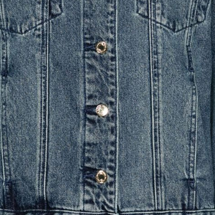 Details for (W) マイケルコース ブルーデニムジャケット シングルブレスト FW23 長袖 MR4104UFAU-913