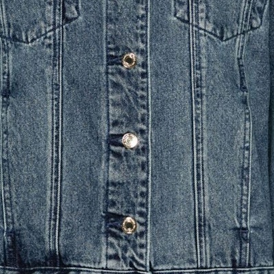 (W) マイケルコース ブルーデニムジャケット シングルブレスト FW23 長袖 MR4104UFAU-913 Details for (W) マイケルコース ブルーデニムジャケット シングルブレスト FW23 長袖 MR4104UFAU-913