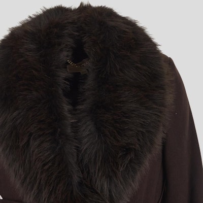 (W) 迈克高仕棕色系带长袖中长款大衣 77C6209M12-208 Shop (W) 迈克高仕棕色系带长袖中长款大衣 77C6209M12-208