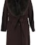 Sizing (W) 迈克高仕棕色系带长袖中长款大衣 77C6209M12-208