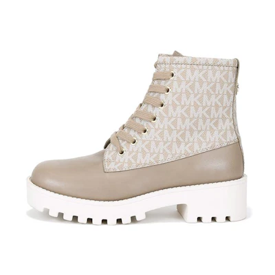 (W) MICHAEL KORS 'Camel Logo Lace-Up Bootie'