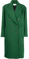 (Women) Michael Kors Double-Breasted Mid-Length Coat Green. MF1202HF8P353 (Women) Michael Kors Double-Breasted Mid-Length Coat Green. MF1202HF8P353