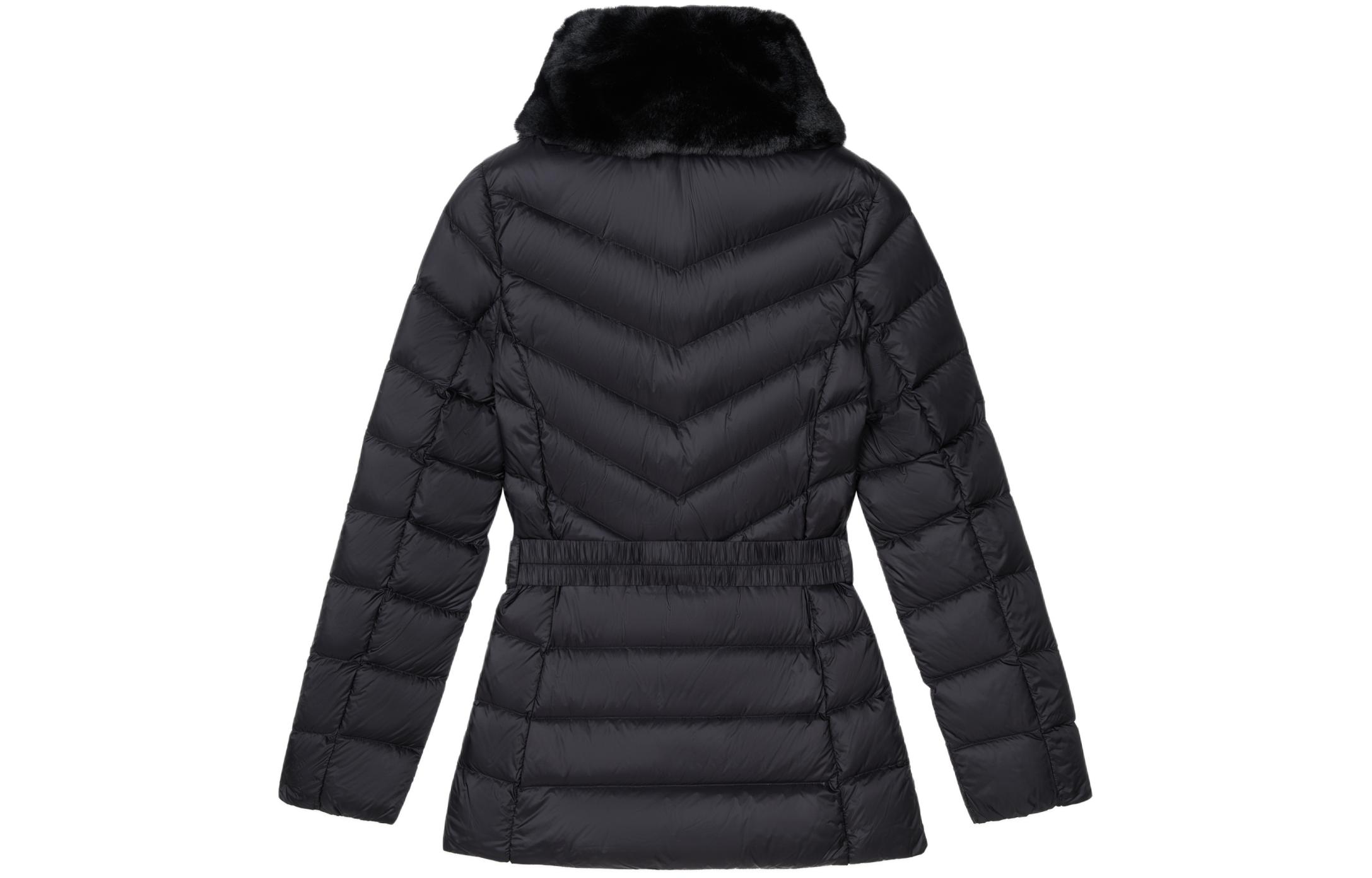 Lookbook (W) マイケルコース ファー襟付きダウンジャケット ジップウエスト付き 77C5928M82-001