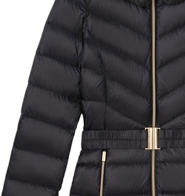 (W) マイケルコース ファー襟付きダウンジャケット ジップウエスト付き 77C5928M82-001 Purchase (W) マイケルコース ファー襟付きダウンジャケット ジップウエスト付き 77C5928M82-001