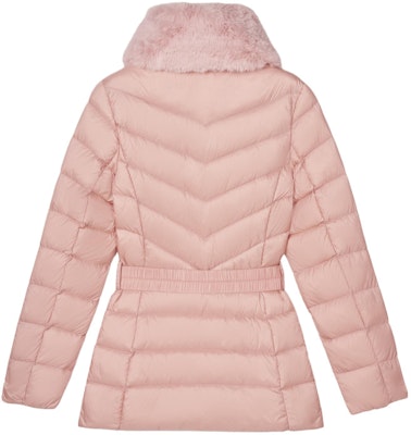 (W) マイケルコース ファー襟付きダウンジャケット ジップウエスト付き 77C5928M82-001 2