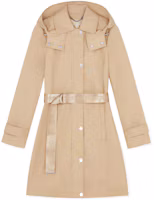 Order (W) Michael Kors FW22 卡其色連帽腰帶風衣外套 77Q5620M72250