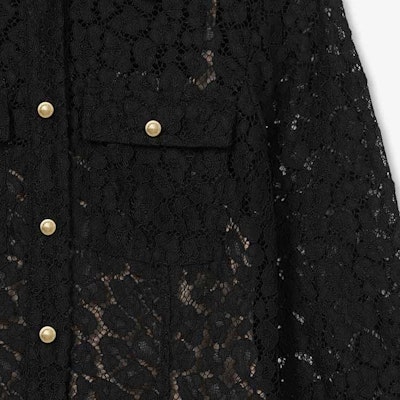 (W) Vestido Midi Negro de Encaje Leopardo de Manga Larga Michael Kors MF381Q43TQ-001 Shop (W) Vestido Midi Negro de Encaje Leopardo de Manga Larga Michael Kors MF381Q43TQ-001