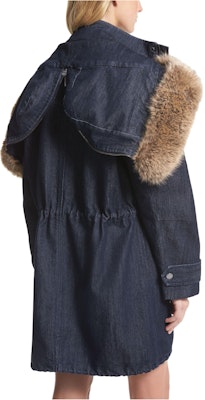 (W) 迈克高仕宽松牛仔连帽夹克靛蓝色. MF320CQM24-976 Lookbook (W) 迈克高仕宽松牛仔连帽夹克靛蓝色. MF320CQM24-976