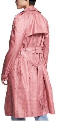 (W) マイケル・コース ピンク SS22 ロゴプリント ダブルブレスト トレンチコート MS2205C43D-669 Lookbook (W) マイケル・コース ピンク SS22 ロゴプリント ダブルブレスト トレンチコート MS2205C43D-669