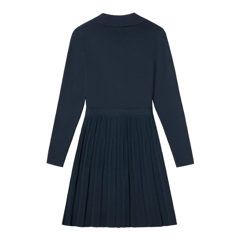 Lookbook (W) MICHAEL KORS Vestido Ajustado Cuello V Botones Manga Larga Multicolor JF482OT5ZV-409