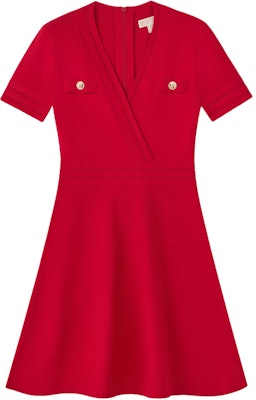 (W) MICHAEL KORS Vestido Corto Manga Corta con Botones y Cremallera Escote en V MS482EE33D-609 Buy (W) MICHAEL KORS Vestido Corto Manga Corta con Botones y Cremallera Escote en V MS482EE33D-609