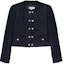 Order (Women) MICHAEL KORS SS24 Midnight Blue Double-Breasted Cropped Jacket. MR4105ZAER-409