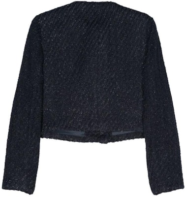 (Women) MICHAEL KORS SS24 Midnight Blue Double-Breasted Cropped Jacket. MR4105ZAER-409 Lookbook (Women) MICHAEL KORS SS24 Midnight Blue Double-Breasted Cropped Jacket. MR4105ZAER-409