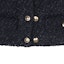 Sizing (Women) MICHAEL KORS SS24 Midnight Blue Double-Breasted Cropped Jacket. MR4105ZAER-409