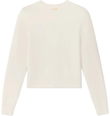 (Women) Michael Kors SS24 White Knit Cardigan Long Sleeve Round Neck Sweater JR460SQ5ZV-110 Lookbook (Women) Michael Kors SS24 White Knit Cardigan Long Sleeve Round Neck Sweater JR460SQ5ZV-110