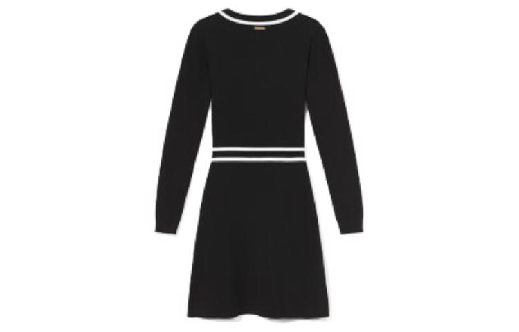 Lookbook (W) MICHAEL KORS Gaun Midi Lengan Panjang Jalur Warna Blok Knit JF281D15ZV