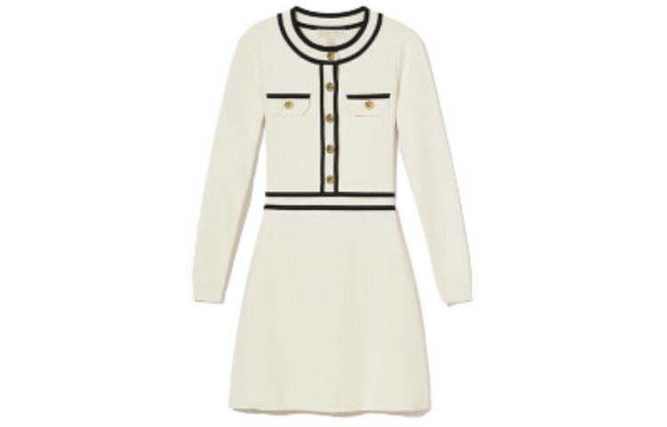 Purchase (W) MICHAEL KORS Gaun Midi Lengan Panjang Jalur Warna Blok Knit JF281D15ZV