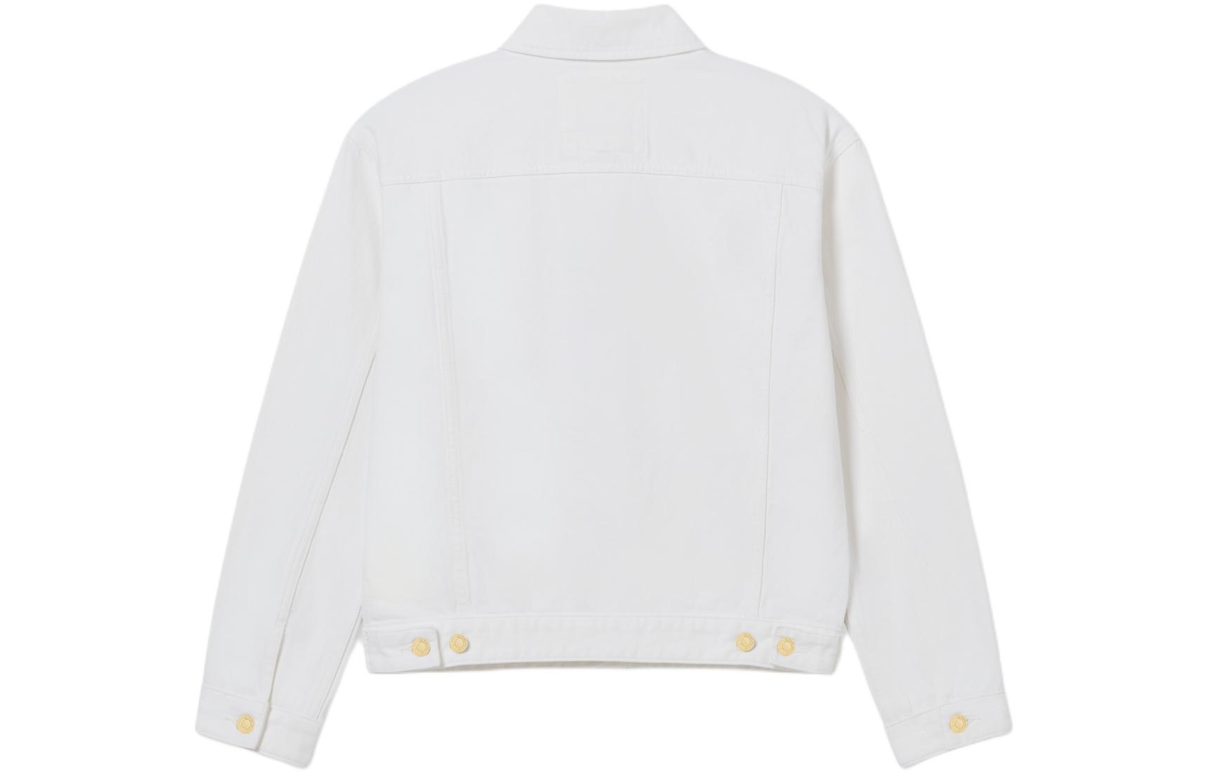 Lookbook (W) Michael Kors Chaqueta Blanca de Manga Larga con Bolsillos de Solapa. MR4104U80V-117