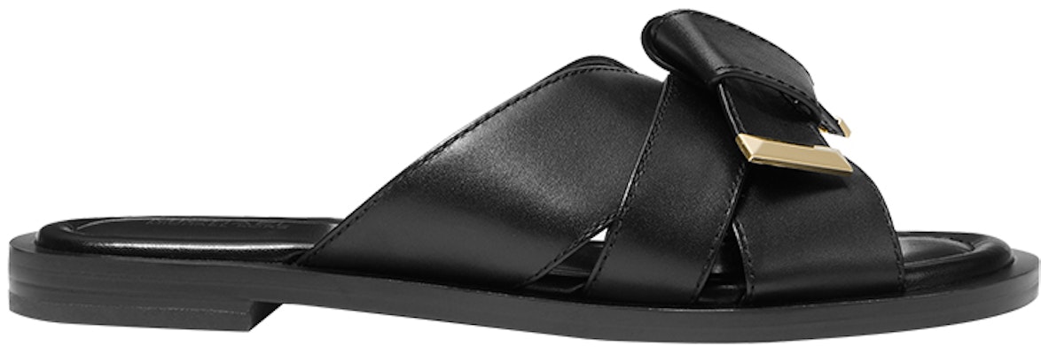 (W) MICHAEL KORS Sandal Rata Addison 'Black Bow' 40T1ADFA1L001 Order (W) MICHAEL KORS Sandal Rata Addison 'Black Bow' 40T1ADFA1L001