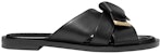 (W) MICHAEL KORS Sandal Rata Addison 'Black Bow' 40T1ADFA1L001
