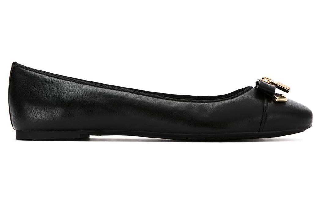 (W) MICHAEL KORS Alice Ballet Flat 'Black Leather' 圖 2