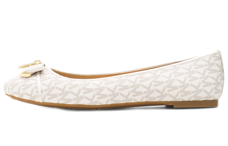 (Women) MICHAEL KORS Alice Ballet Flat 'White' 40T7ALFP1B150