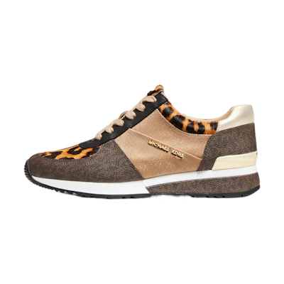 (W) MICHAEL KORS Allie 'Logo and Leopard Print Calf Hair'