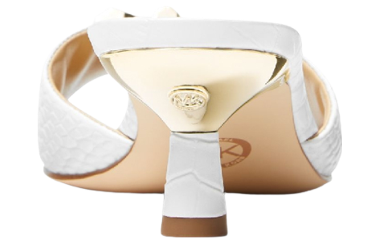(W) MICHAEL KORS Amal Leather Mule 'White Fashion' 圖 4