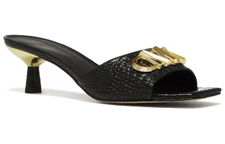 (W) MICHAEL KORS Amal Mule 'Black Leather' 圖 2