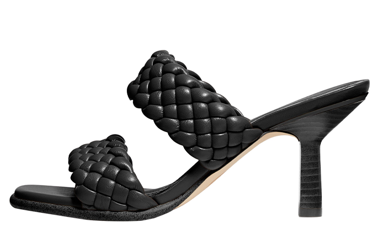 (Women) MICHAEL KORS Amelia 'Black Woven High-Heel Sandal' 40S1AMMP3L001