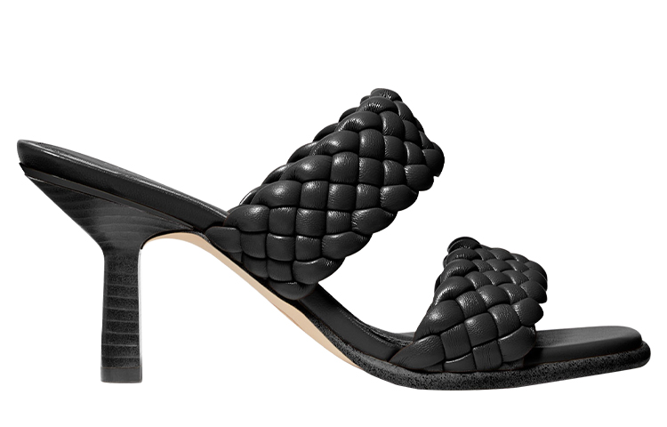 Order (W) MICHAEL KORS Amelia 'Sandalia de Tacón Alto Negra Tejida' 40S1AMMP3L001
