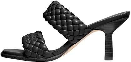 (Women) MICHAEL KORS Amelia 'Black Woven High-Heel Sandal' 40S1AMMP3L001 (Women) MICHAEL KORS Amelia 'Black Woven High-Heel Sandal' 40S1AMMP3L001
