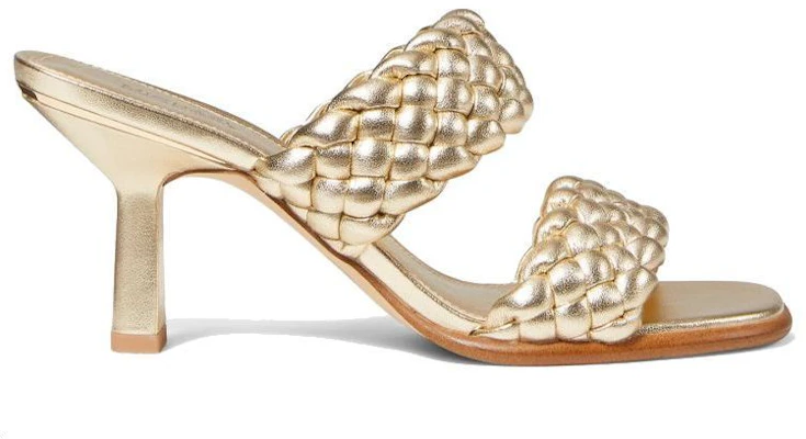 (Women) MICHAEL KORS Amelia 'Gold Woven Faux Leather Sandal' 40S1AMMP1M Order (Women) MICHAEL KORS Amelia 'Gold Woven Faux Leather Sandal' 40S1AMMP1M