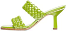 Buy (Women) MICHAEL KORS Amelia Mule High Heels 'Bright Green Weave' 40S1AMMP1L388
