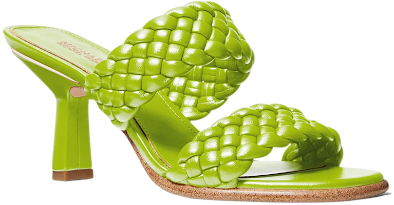 (Women) MICHAEL KORS Amelia Mule High Heels 'Bright Green Weave' 40S1AMMP1L388 Order (Women) MICHAEL KORS Amelia Mule High Heels 'Bright Green Weave' 40S1AMMP1L388