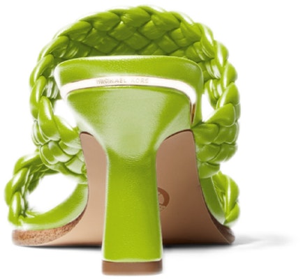 (Women) MICHAEL KORS Amelia Mule High Heels 'Bright Green Weave' 40S1AMMP1L388 Lookbook (Women) MICHAEL KORS Amelia Mule High Heels 'Bright Green Weave' 40S1AMMP1L388