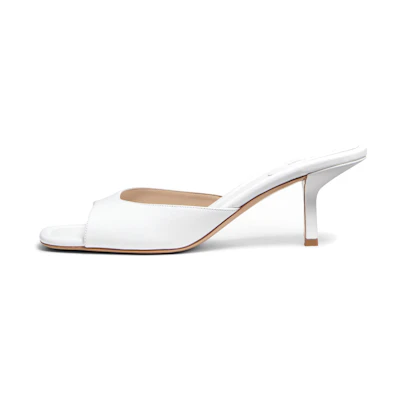 (W) MICHAEL KORS Anita 'Embossed Leather White'