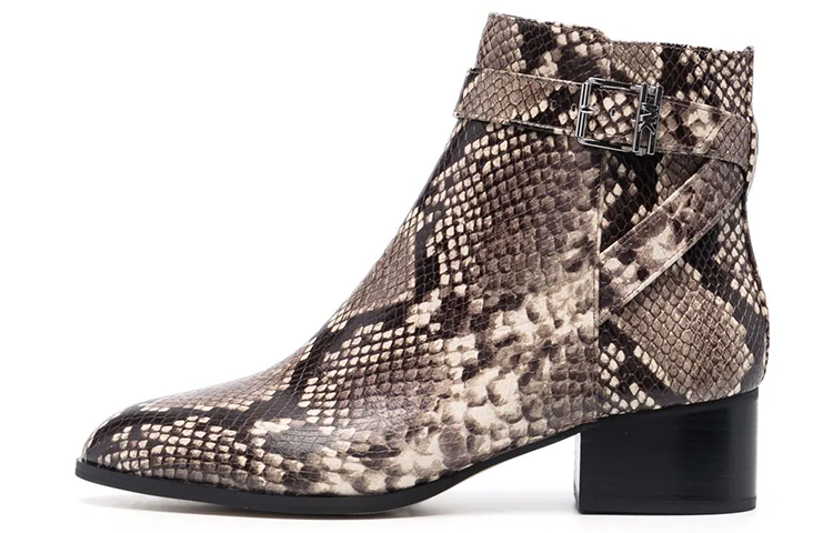 (W) MICHAEL KORS Ankle Boot 'Black Python Print'